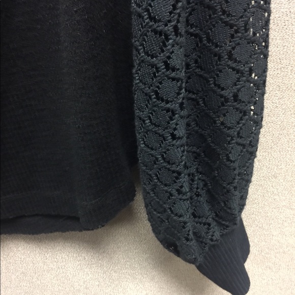 Free People Sweetest Thing Black Thermal - Picture 8 of 13